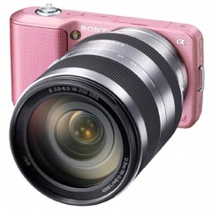 ソニー、NEX-3にカラーバリエーション「ピンク」を追加 - デジカメ