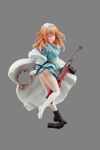 恥じらい顔がキュート！ 「ドルフロ」スオミ KP-31のフィギュア発売