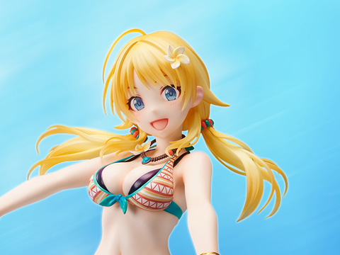 健康的な水着姿がまぶしい。「シャニマス」より「八宮めぐる」が【夏に