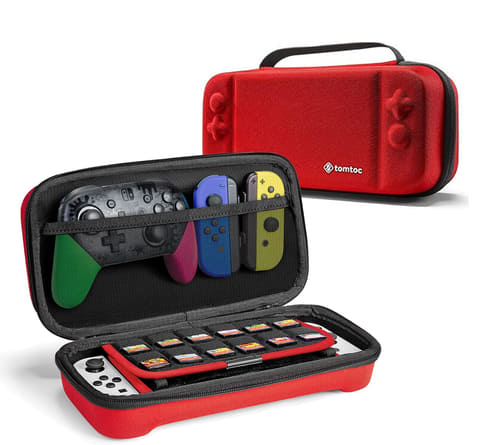 Amazonホリデーセール】Switch本体とプロコンを丸ごと収納できるケース