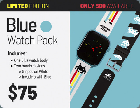 タイトーとコラボした「スペースインベーダー」スマートウォッチが登場