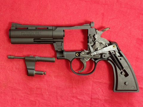 特別企画】タナカ「コルト パイソン Rモデル HW 4インチ」は