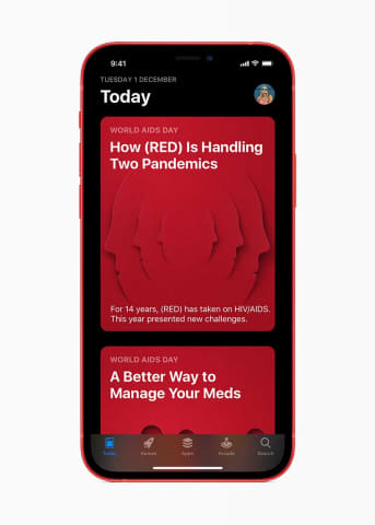 赤いiPhone 12登場。AIDSとコロナ対策支援の(PRODUCT)RED - Impress Watch