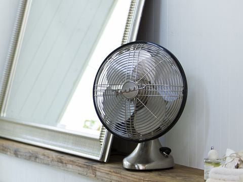 ボルネード、アールデコ調のフォルムが美しい、こだわりの卓上扇風機