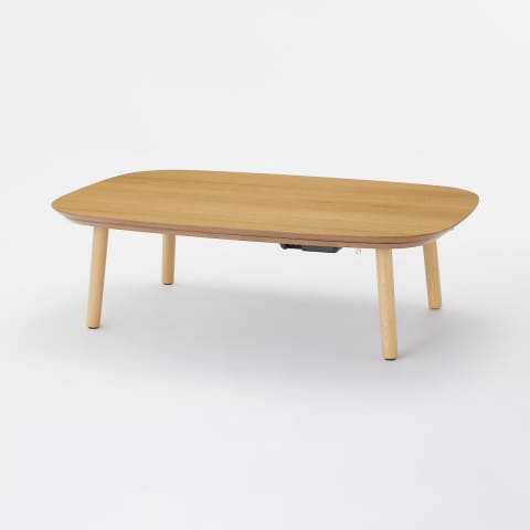 無印良品、1年中使えるデザインのこたつ。楕円や正方形など4タイプ