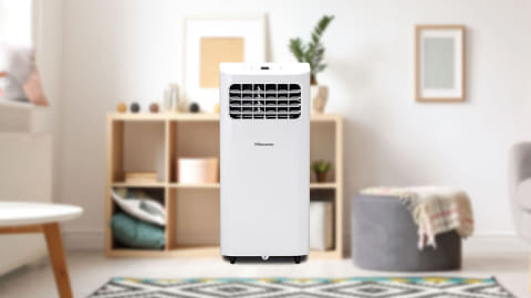 工事の要らないエアコンが超涼しくて快適! 暑～い作業スペースに置いた