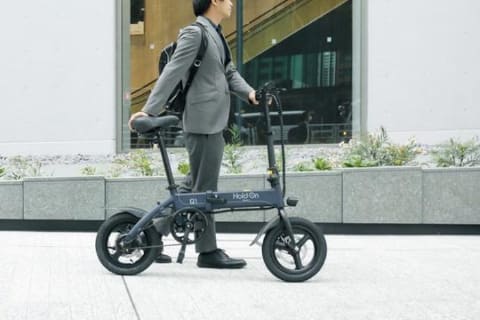 100km走れる折りたたみ電動アシスト自転車「HoldOn Q1J」 - 家電 Watch