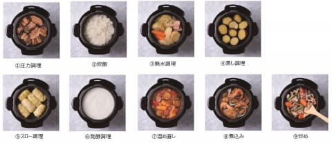 ほったらかし調理できる1台9役の電気圧力鍋。選べる2サイズ - 家電 Watch