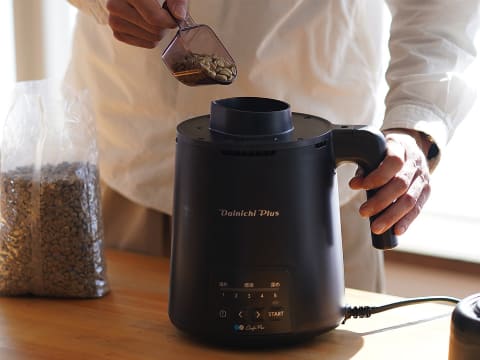 ダイニチ、コーヒー豆を家で気軽に深煎り&浅煎りできる焙煎機 - 家電 Watch
