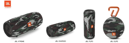 JBL、Bluetoothスピーカー4製品に迷彩柄を追加 - ケータイ Watch
