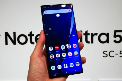 ドコモの「Galaxy Note20 Ultra 5G」がミリ波/Sub6-CA対応に