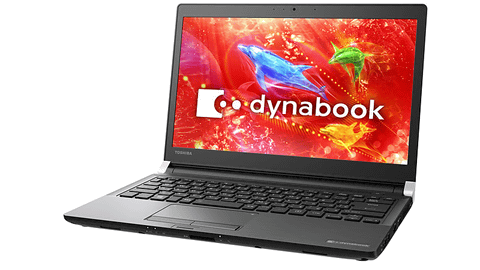 東芝、光学ドライブ付きの14時間駆動モバイルノート「dynabook RX73