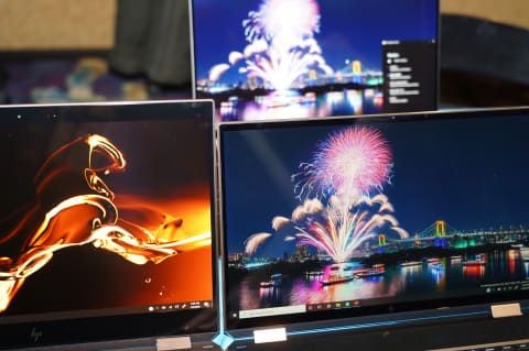 イベントレポート】HP、4辺狭額縁で90%の画面筐体比を実現した「HP