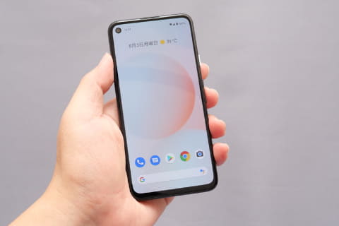 Hothotレビュー】4万円台で143gの軽量スマホ「Pixel 4a」をチェック