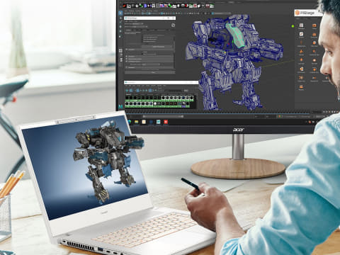 Acer、裸眼立体視対応15.6型ノート「ConceptD 7 SpatialLabs Edition