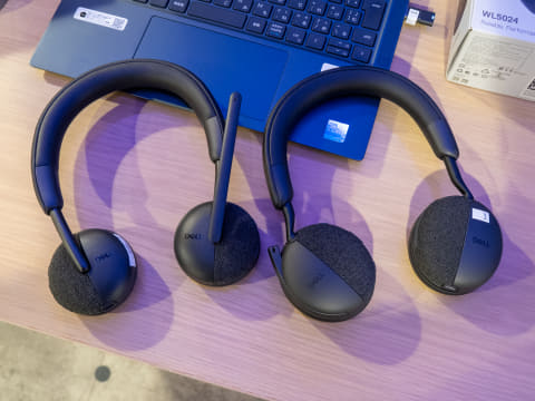 デル、AIノイズ除去機能を搭載したヘッドセットや回転変形する