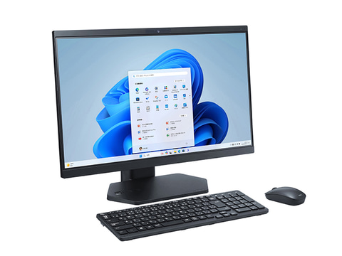 NEC PC、液晶モニターのような一体型PC。付属キーボードはBluetooth