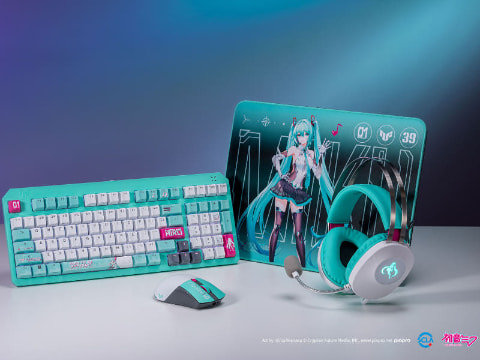 ASUS、TUF Gaming×初音ミクコラボモデルデバイス4製品の発売日がついに