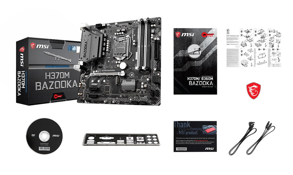 Intel Core i7 / MSI H370M / メモリ32GB セット H370M BAZOOKA | MSI