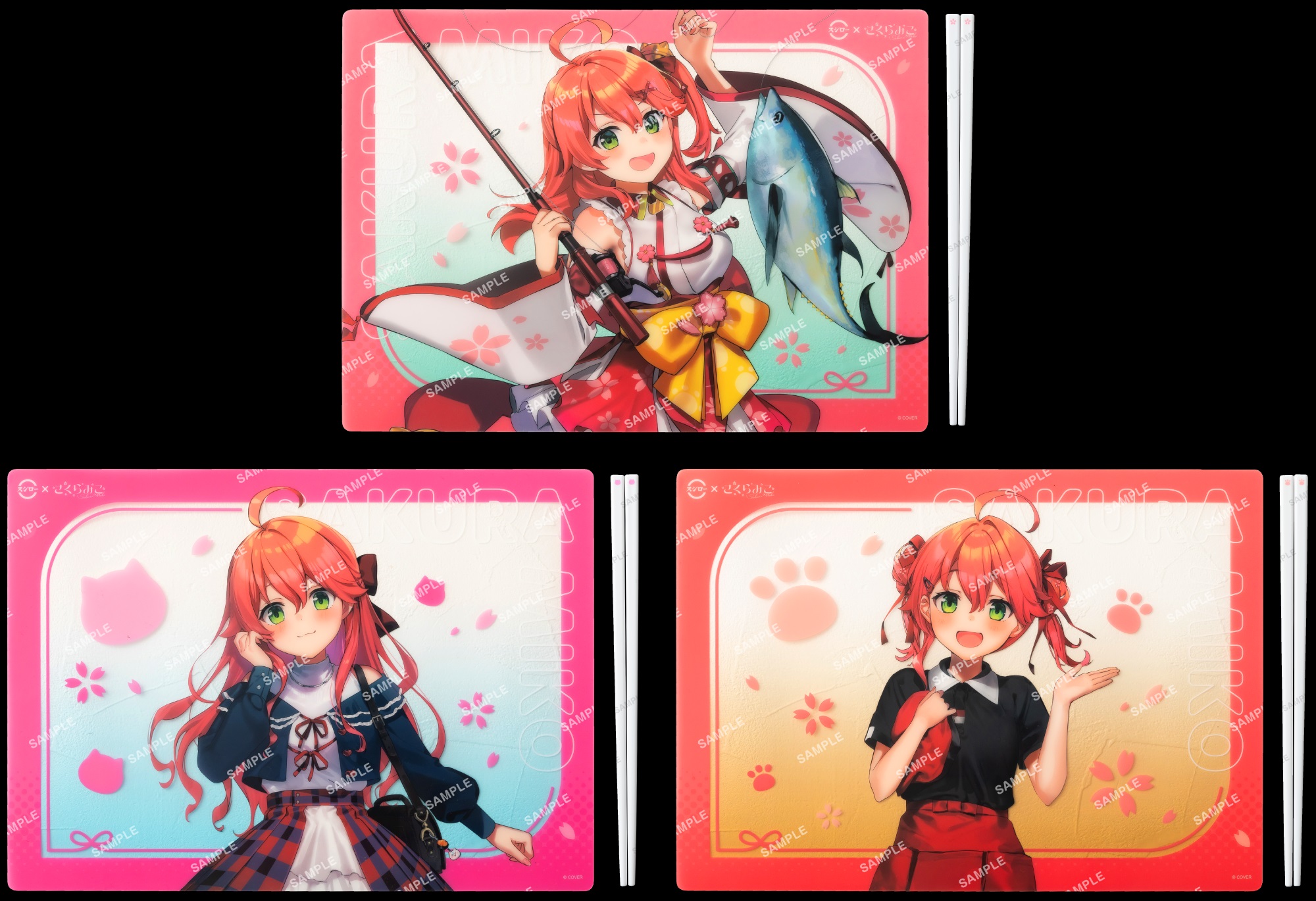 ホロライブ所属VTuberさくらみこ × スシロー コラボが11/19より全国の