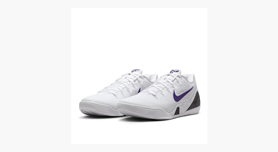 Buy Nike Kobe Ix Elite Low Em Protro in white/court purple-white