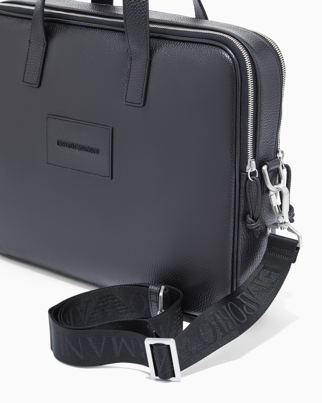 ASV ビジネスバッグ タンブルレザー | Emporio Armani