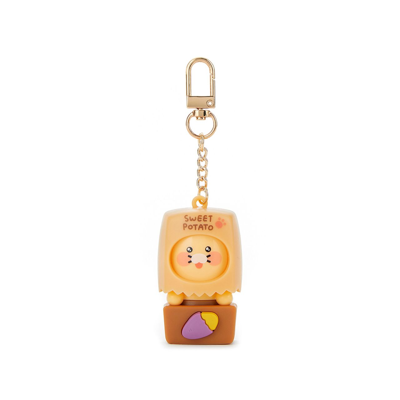 MochiThings: Sweet Potato Choonsik Switchable Emoji Key Ring