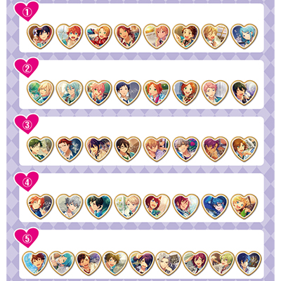 とるパカ！あんさんぶるスターズ！〜ハート型缶バッジVol.3〜｜一番