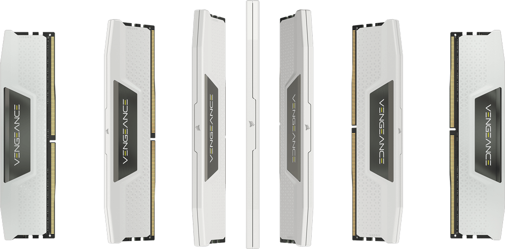 VENGEANCE® 32GB (2x16GB) DDR5 DRAM 5200MHz C40 Memory Kit — White