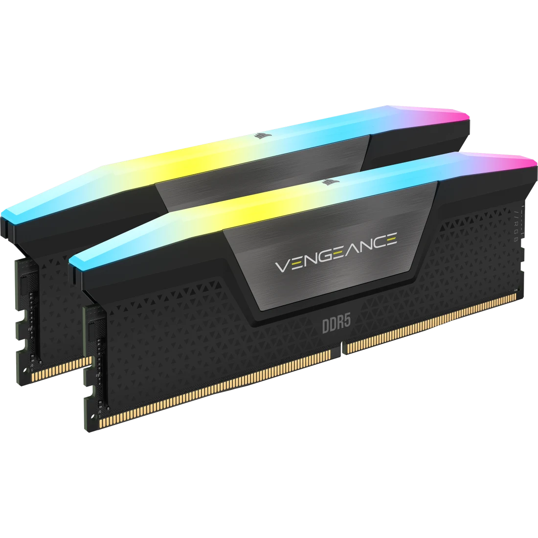 VENGEANCE® RGB 32GB (2x16GB) DDR5 DRAM 6000MT/s C36 Memory Kit — Black