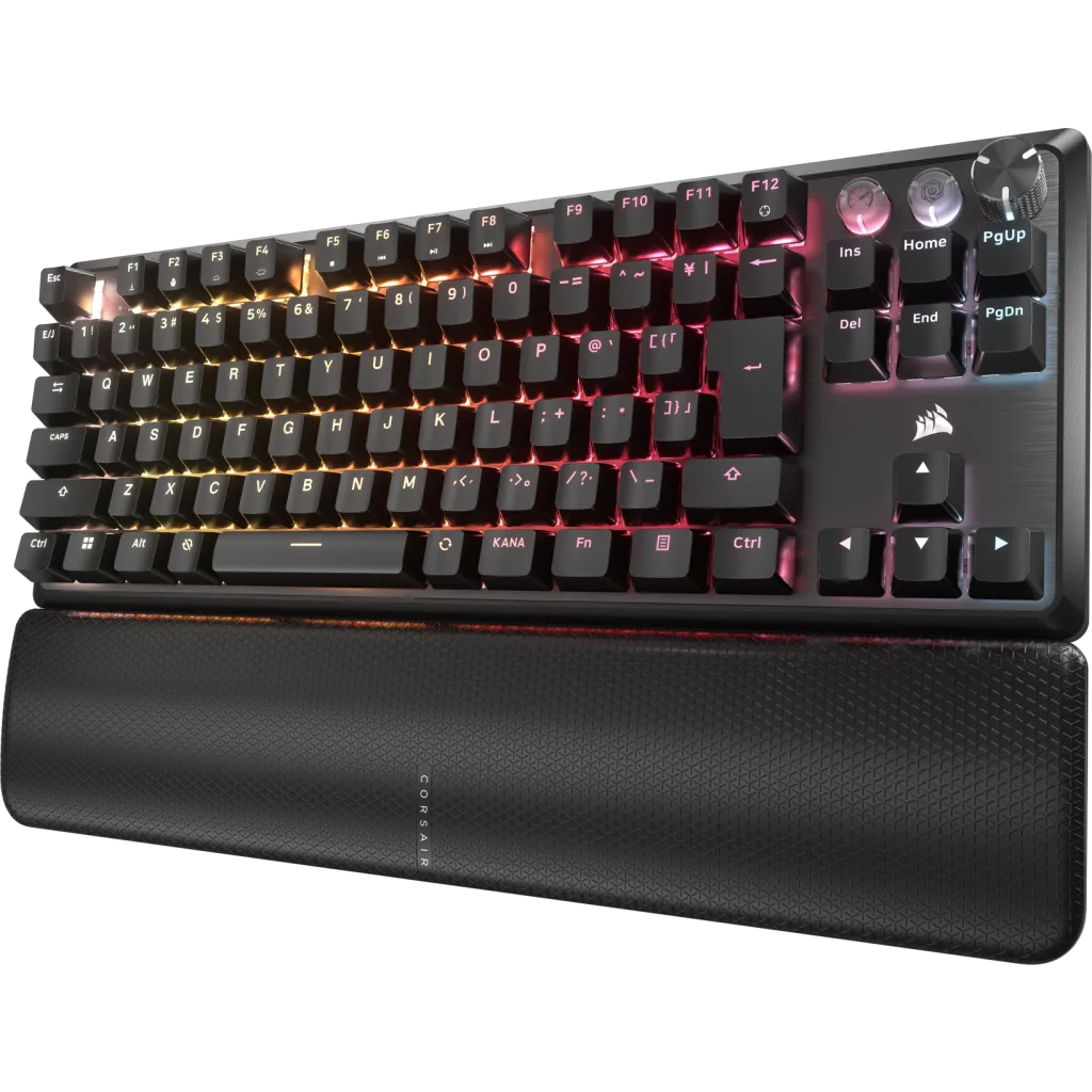 ラピッドトリガー付き K70 PRO TKL 高性能ホール効果プログラム可能