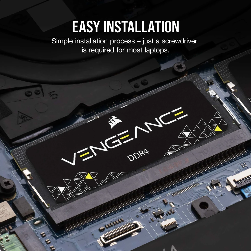 VENGEANCE® Series 32GB (1 x 32GB) DDR4 SODIMM 3200MHz CL22 Memory Kit