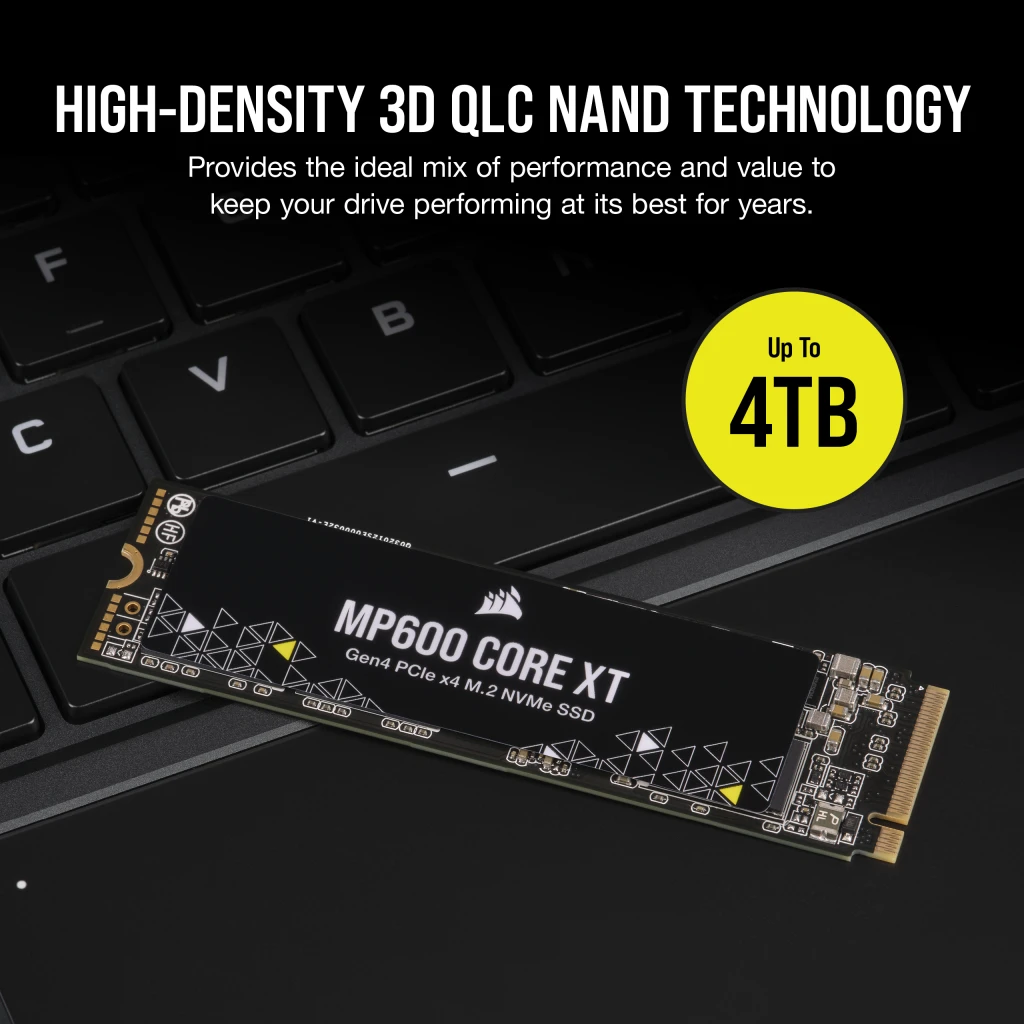 MP600 CORE XT 4TB PCIe 4.0 (Gen4) x4 NVMe M.2 SSD