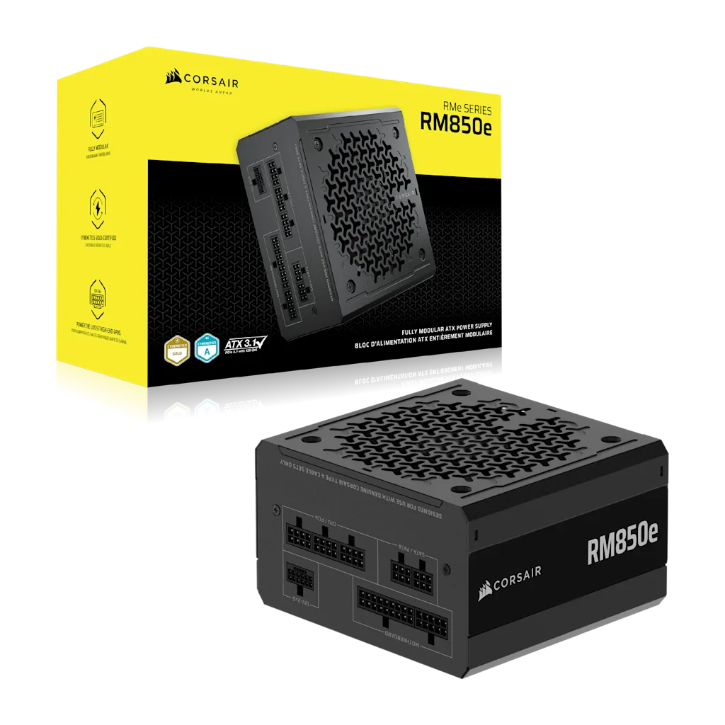 RMe シリーズ RM850e 完全モジュール式低ノイズ ATX 電源 (JP)