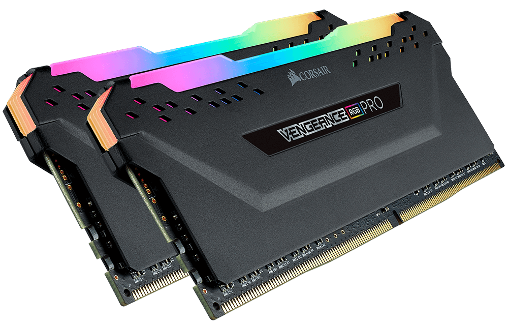 VENGEANCE® RGB PRO 64GB (4 x 16GB) DDR4 DRAM 2666MHz C16 Memory