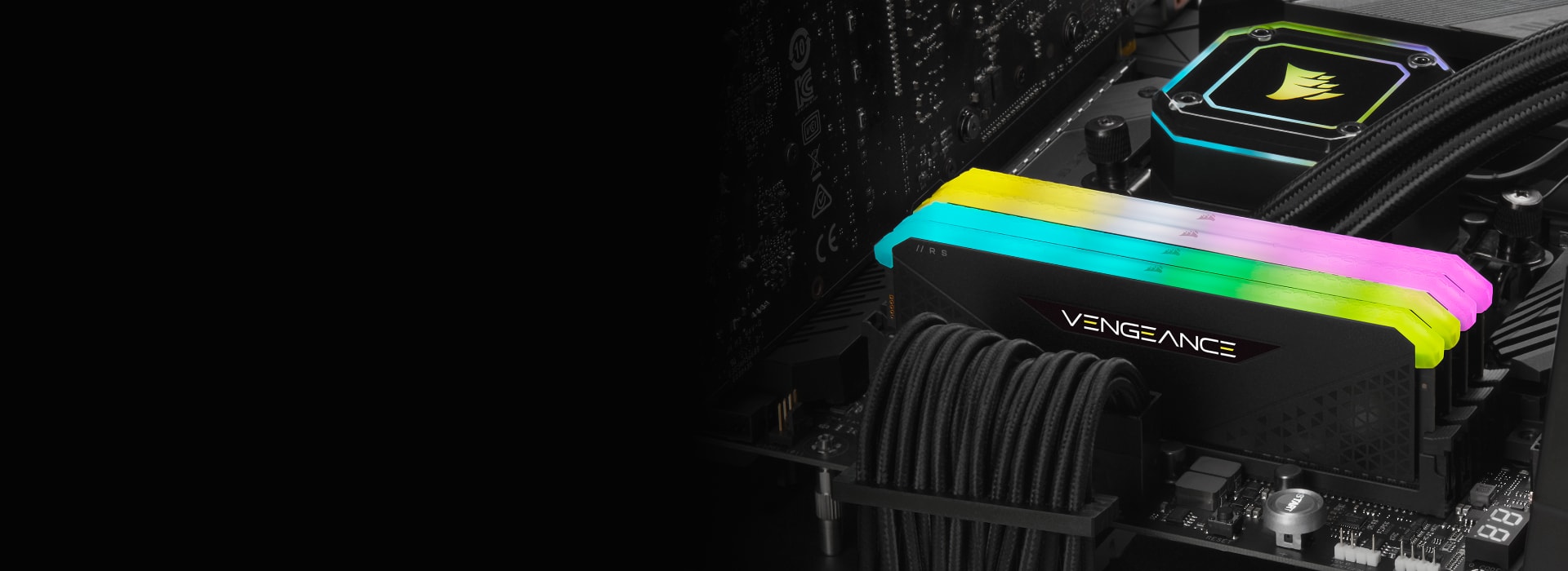 VENGEANCE® RGB RS 64GB (2 x 32GB) DDR4 DRAM 3200MHz C16 Memory Kit