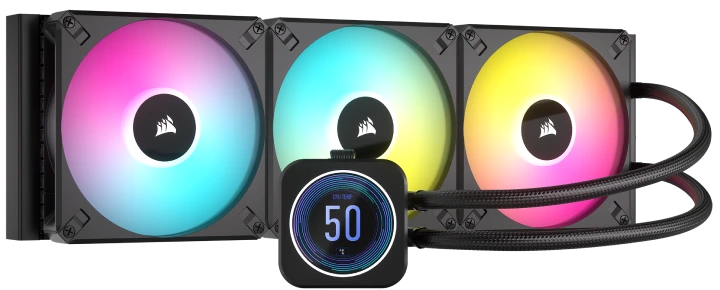 iCUE H150i ELITE LCD XT Display Liquid CPU Cooler (Certified