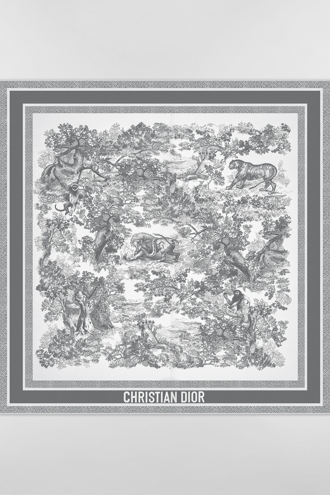 DIOR | Millefiori Dior Diamond スカーフ シルクツイル