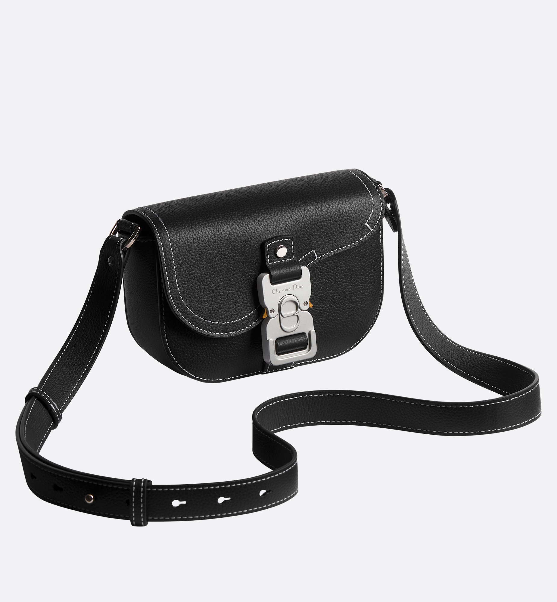 DIOR | Saddle フラップ付き メッセンジャーバッグ ミニ グレインド