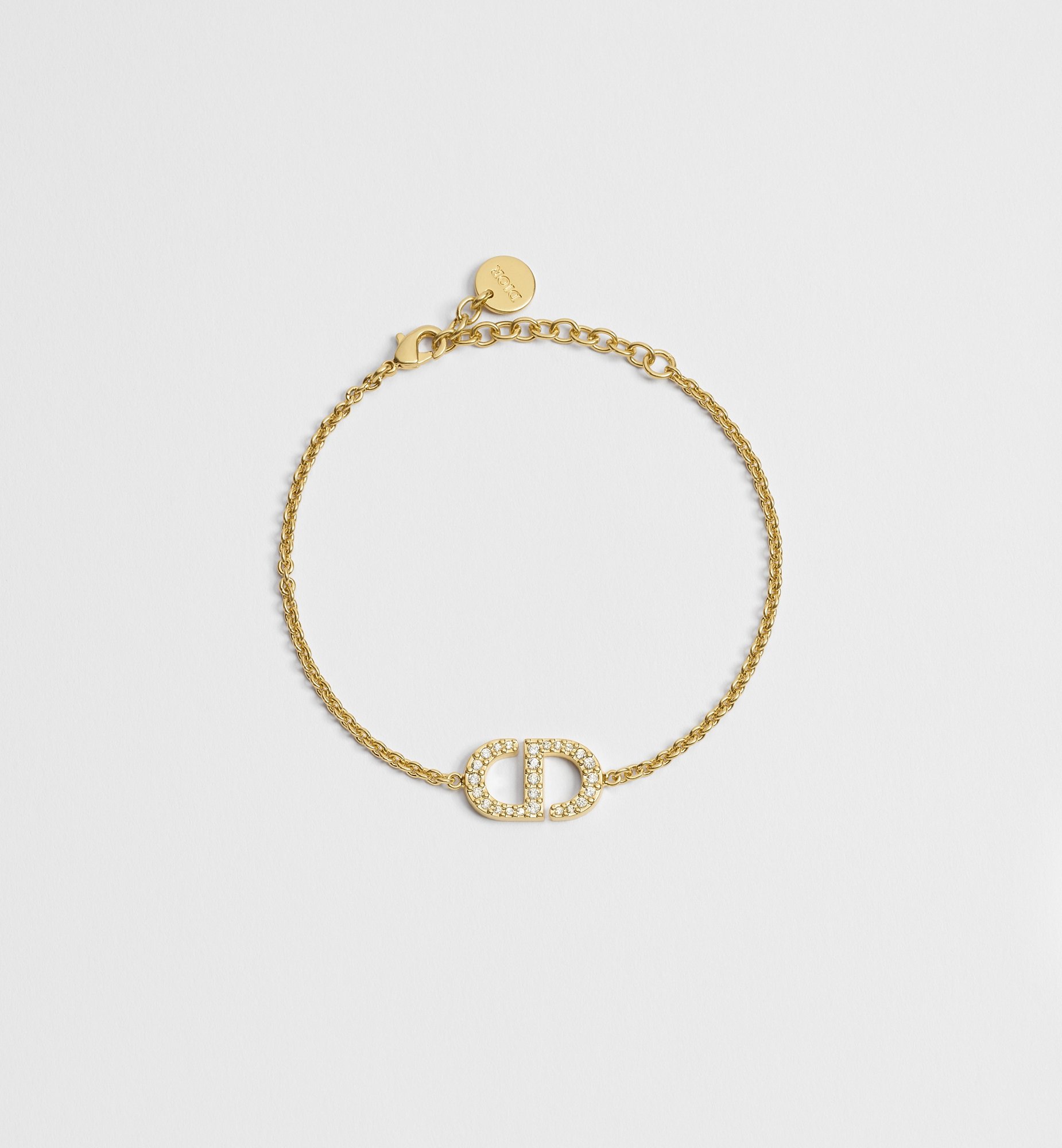 DIOR | Petit CD ブレスレット メタル & クリスタル
