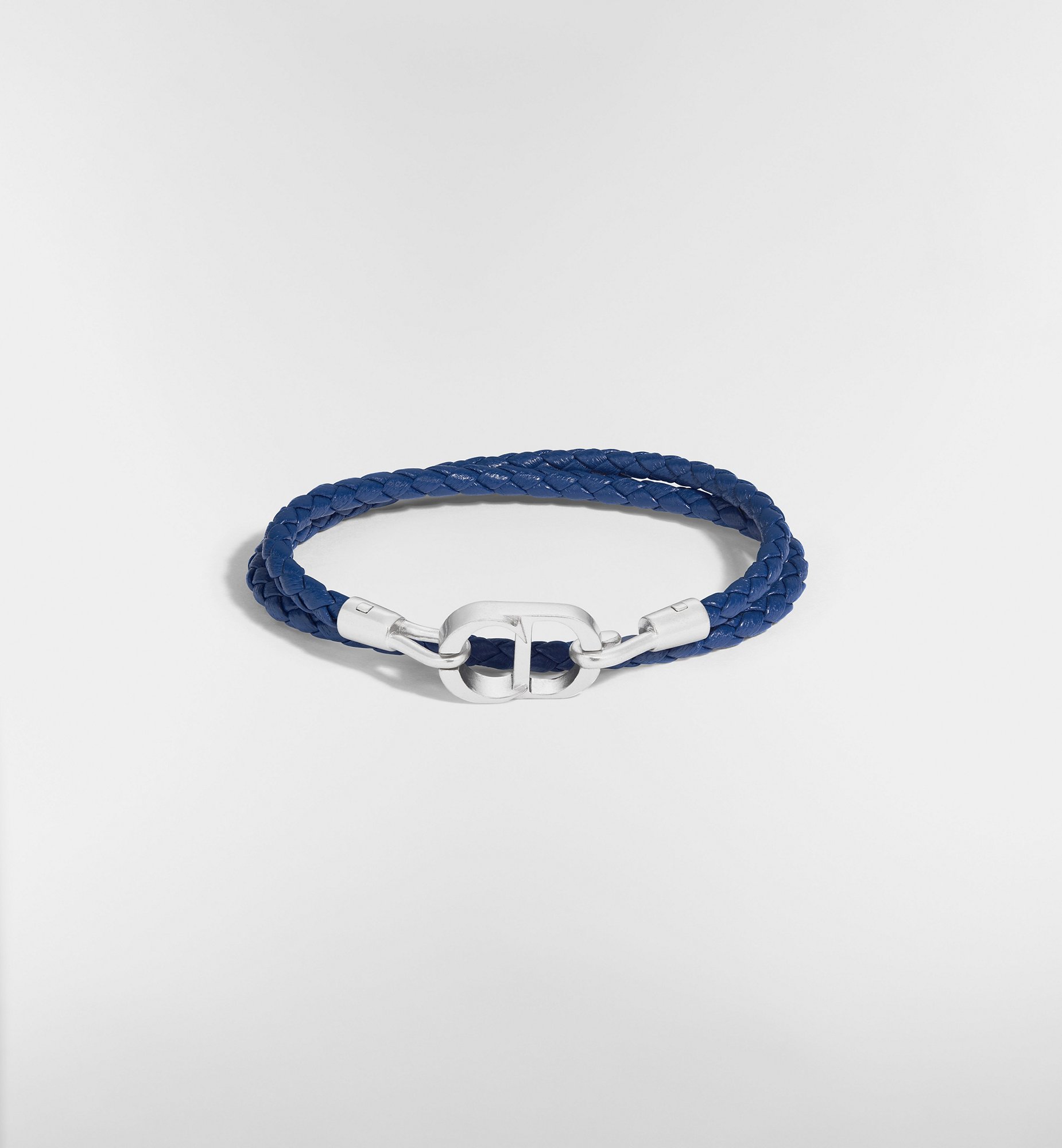 DIOR | CD Icon ブレイドレザー ダブルブレスレット ラムスキン & 真鍮