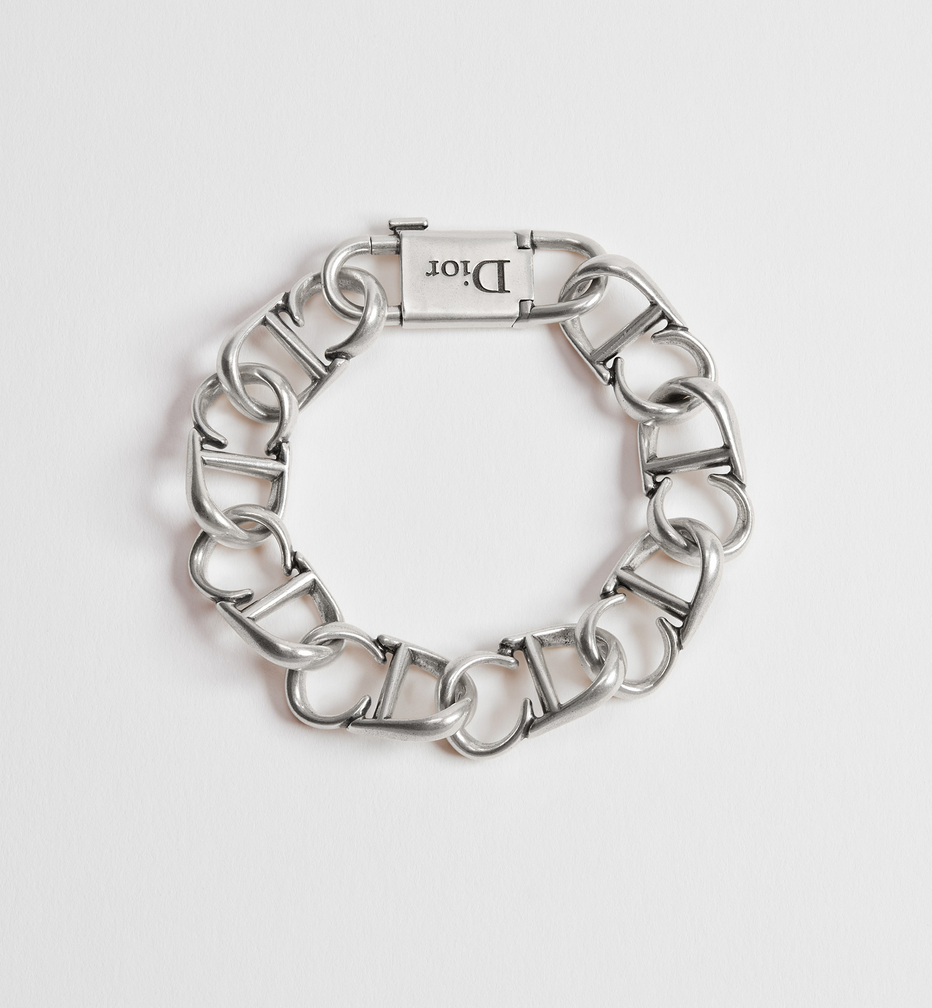 DIOR | CD Icon チェーンリンク ブレスレット シルバー