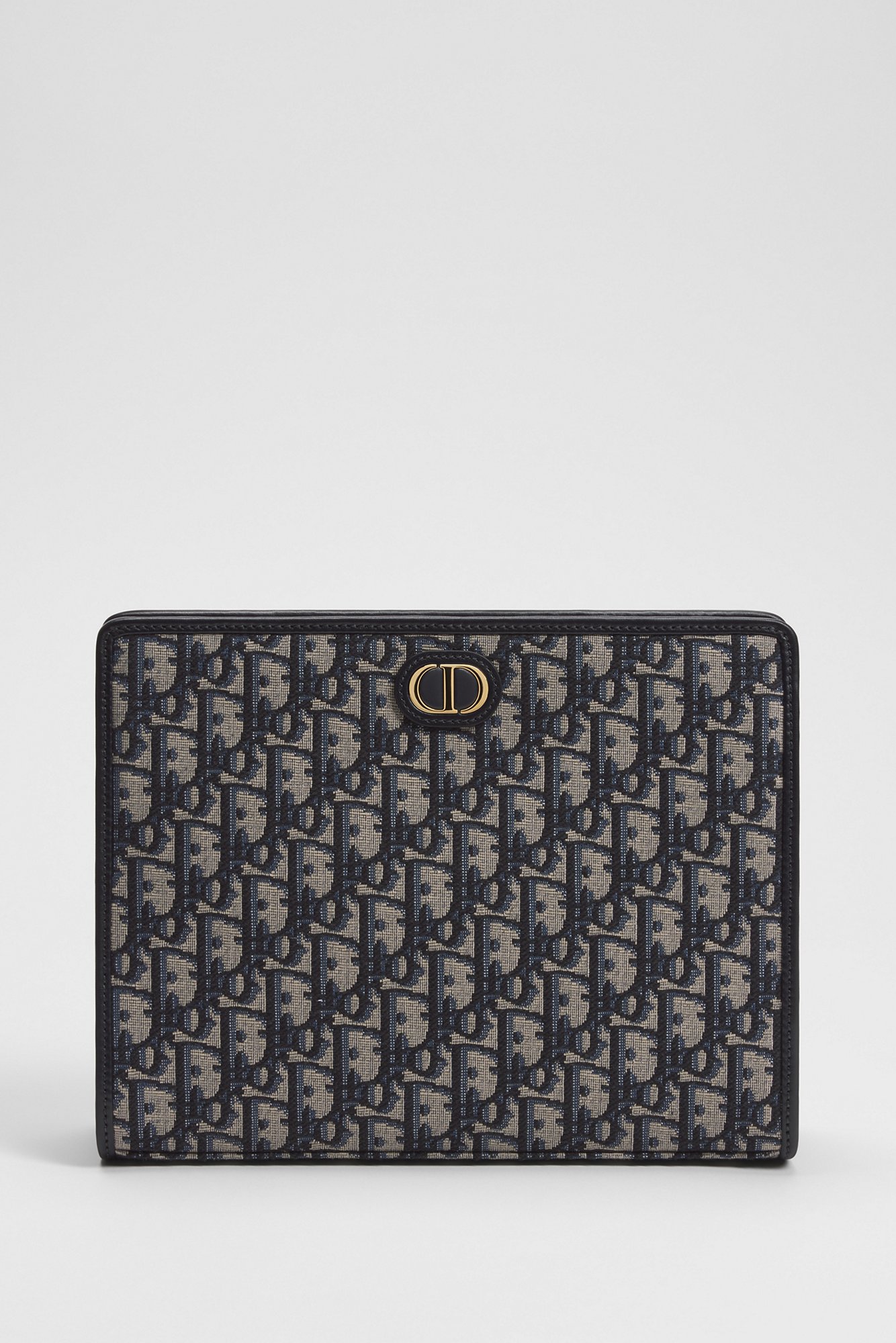 DiorTravel Zipped Pouch Blue Dior Oblique Technical Fabric | DIOR