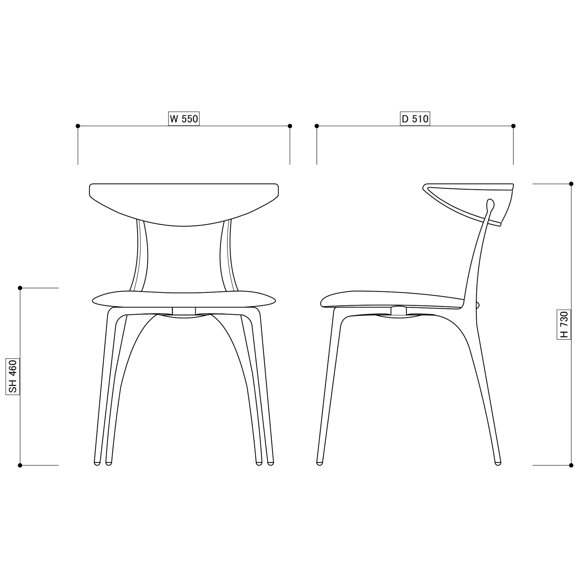 ADAL(アダル)公式オンラインショップ / ○リンクチェア アームチェア 4