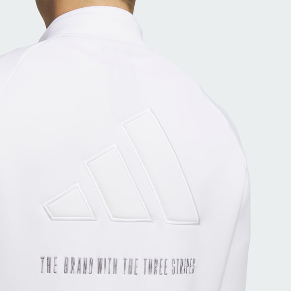 アディダス 【ゴルフ】ダンボールニット バックロゴ 付き フルジップ