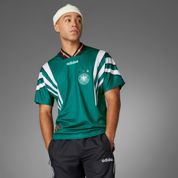 adidas Germany 1996 Away Jersey - Green | Free Shipping with adiClub