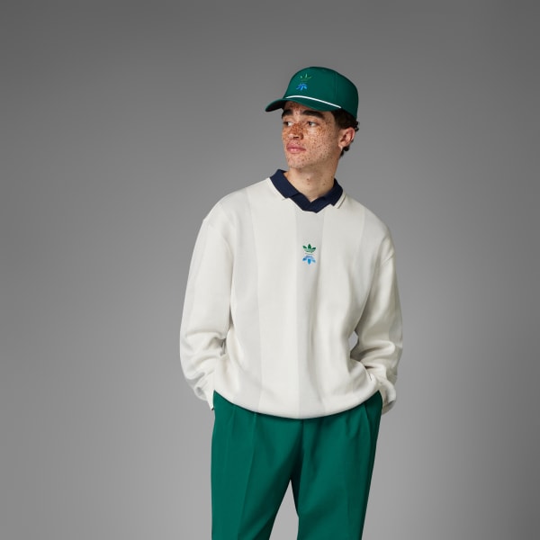 アディダス 【ゴルフ】ROLLING LINKS 長袖ニットポロ - ホワイト