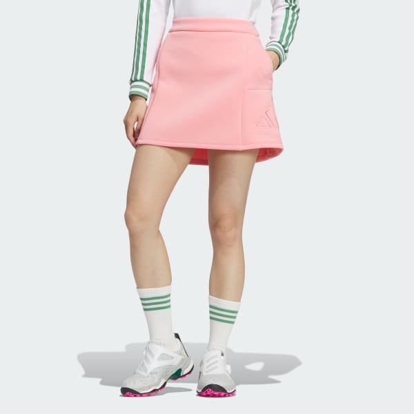 アディダス 【ゴルフ】ダンボールニット スカート - ピンク