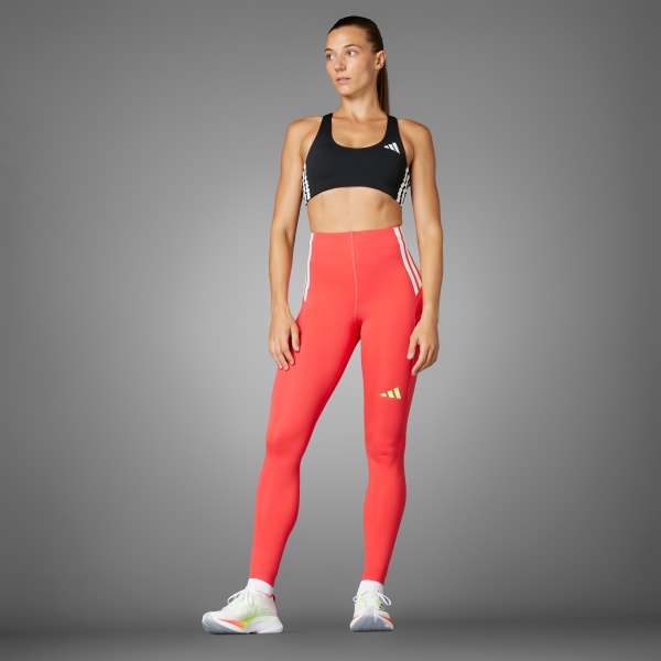 アディダス アディゼロ フルレングス レギンス - レッド | アディダス