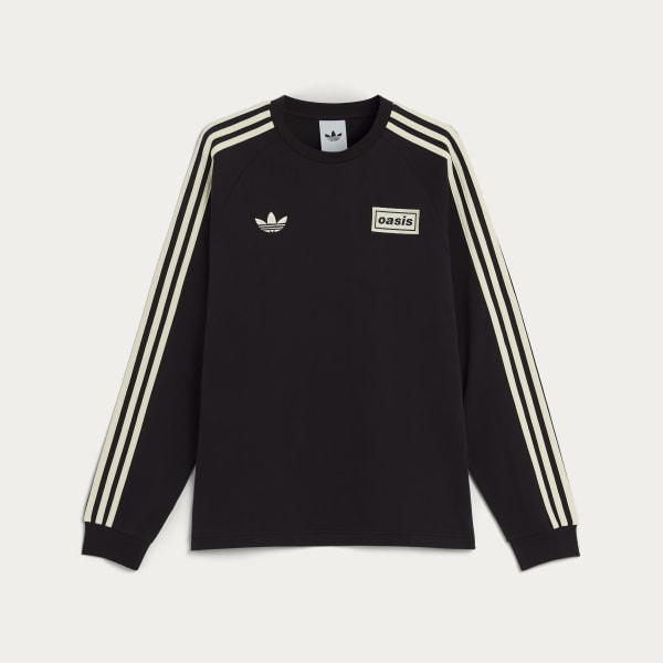 adidas Originals × Oasis ツアー スリーストライプス 長袖Tシャツ